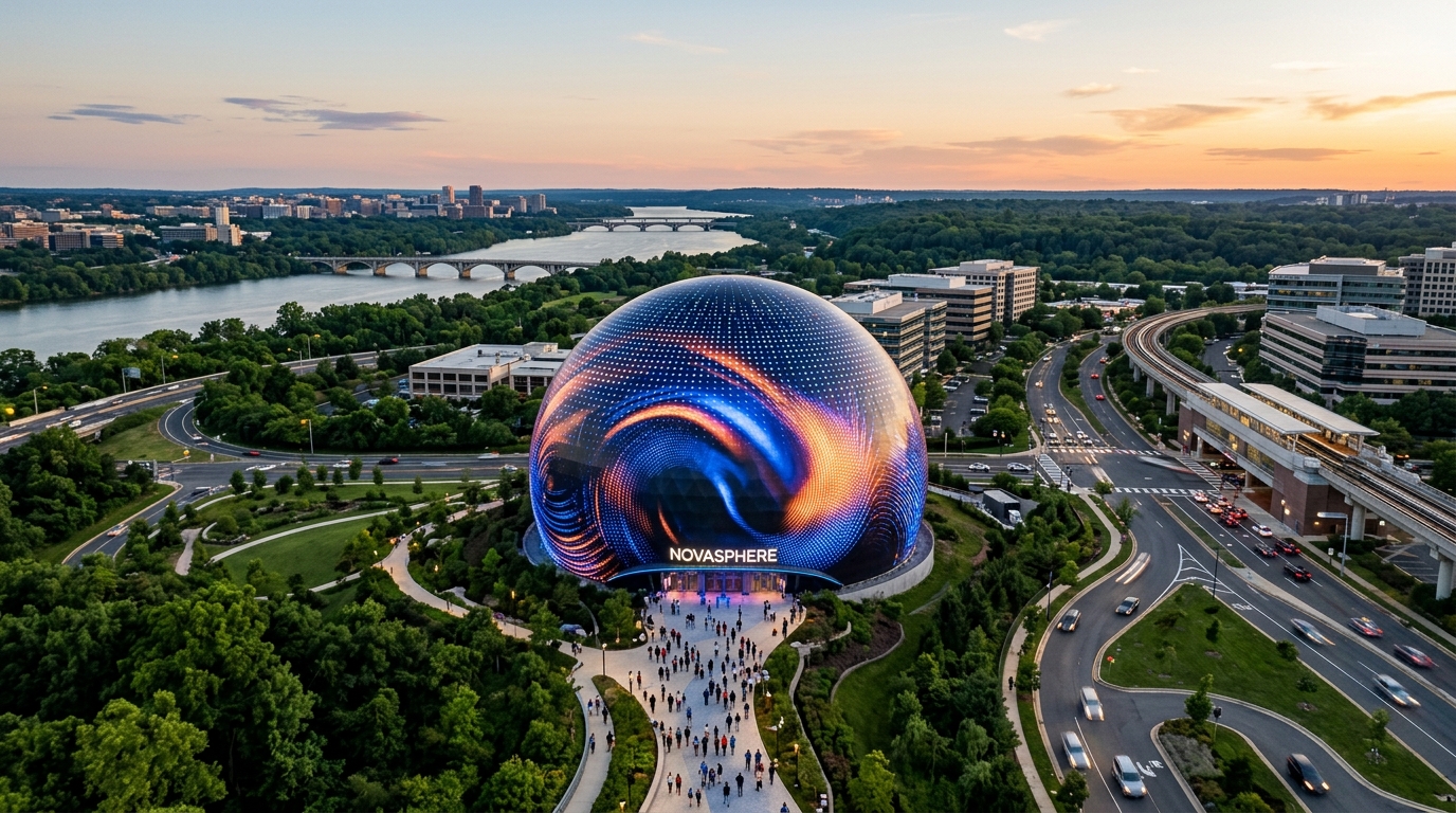 Fairfax County Eyed for Potential 'Sphere' Entertainment Venue Amidst Casino Bill Veto