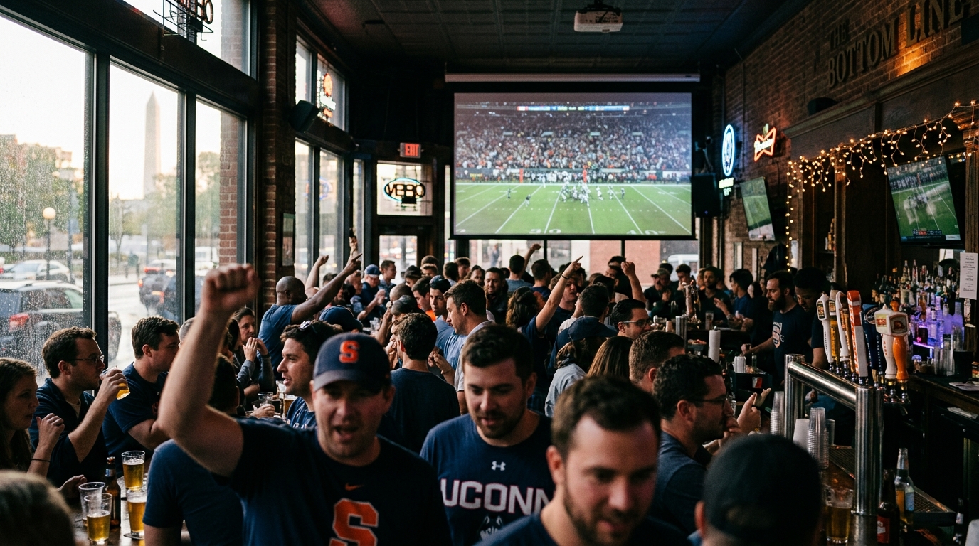 Syracuse vs. UConn: How DMV Fans Can Catch the College Football Showdown