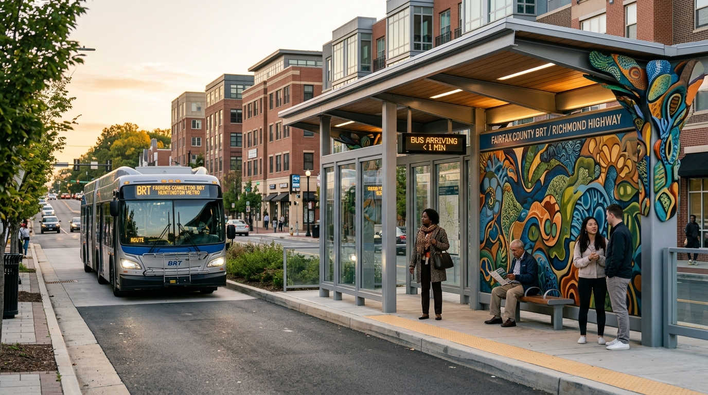 Fairfax County Unveils Public Art Designs for Future Richmond Highway BRT Stations
