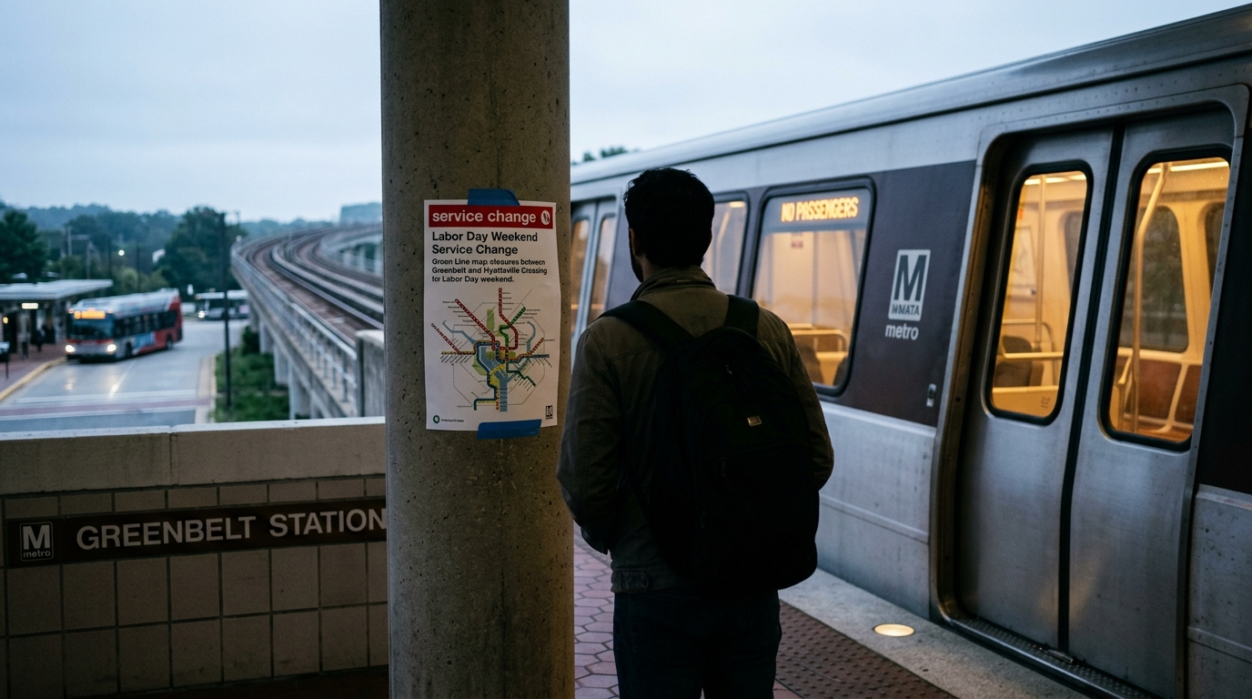Metro Riders Face Green, Yellow Line Changes This Labor Day Weekend, Red Line Work Wraps Up