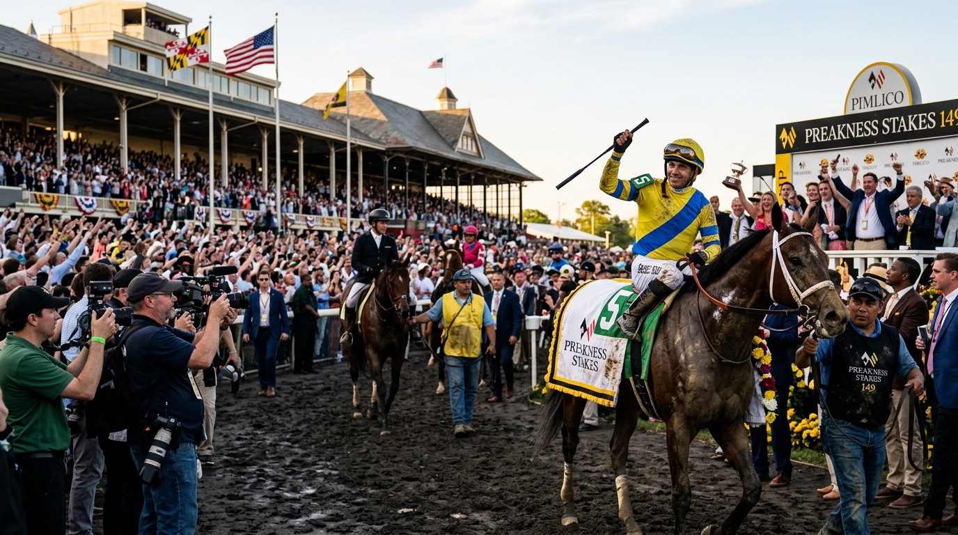 Napoleon Solo Captures Preakness Stakes Crown at Pimlico