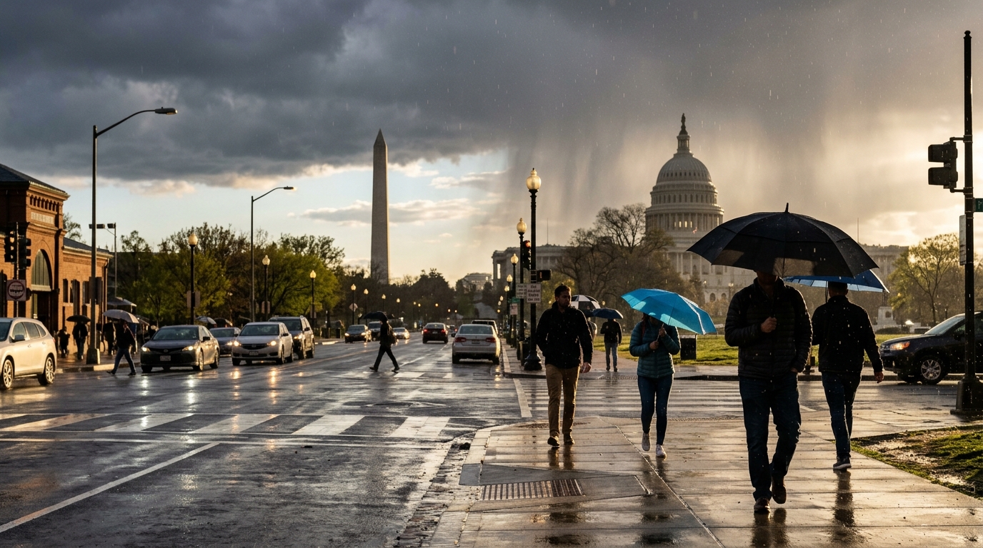 Friday Forecast: Expect Sunshine Mixed with Passing Showers Across DC