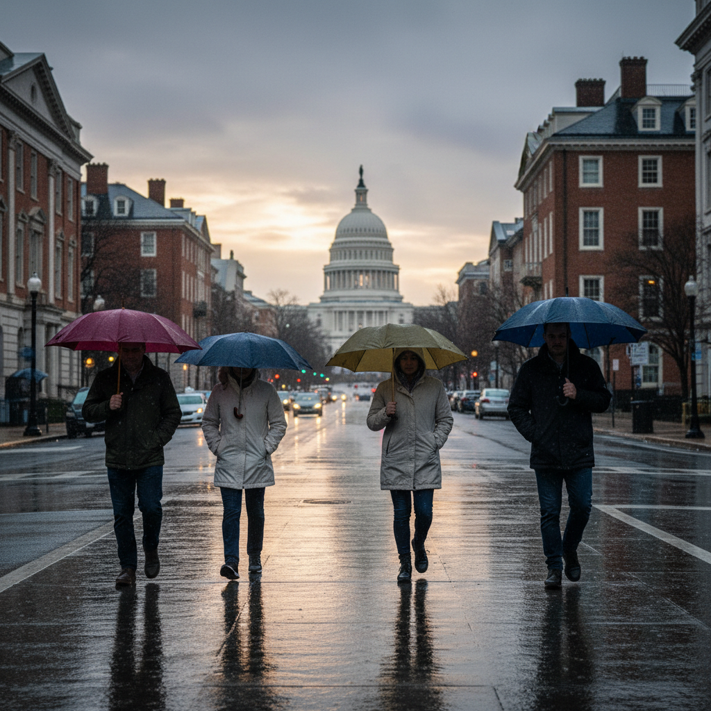 Washington D.C. Braces for Possible Showers and Thunderstorms on Wednesday