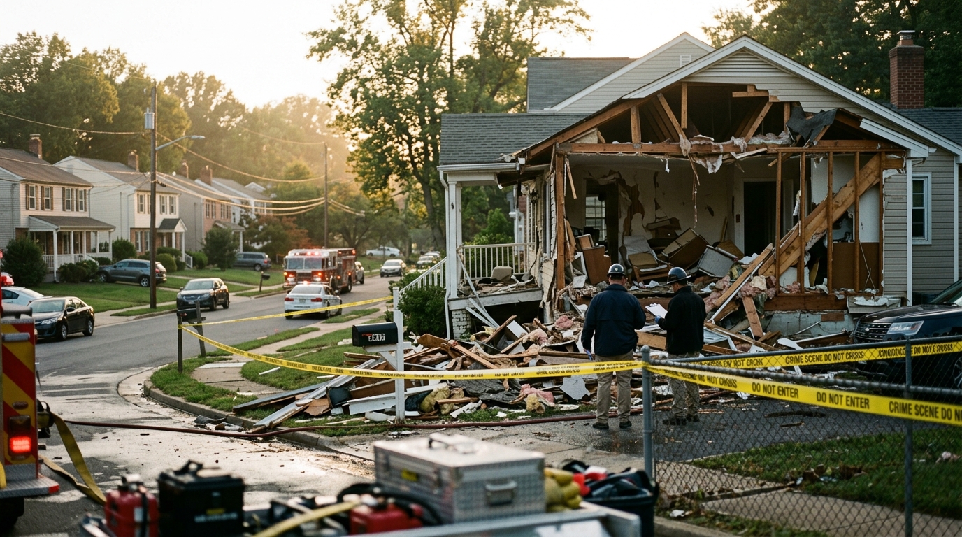 Accidental Propane Line Cut Caused Maryland Home Explosion, Investigators Confirm