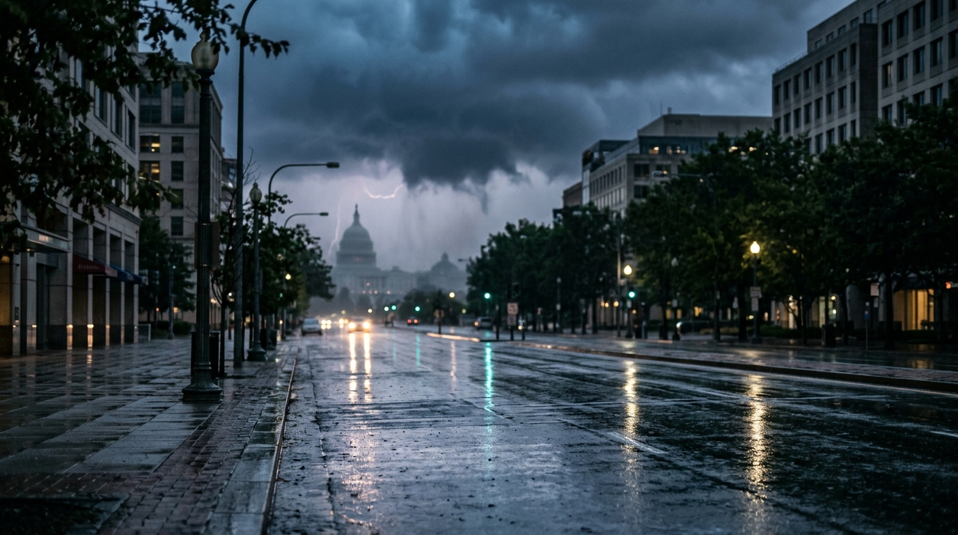 Severe Thunderstorm Watch Issued for Parts of Maryland and Virginia, Threatening Afternoon Commutes
