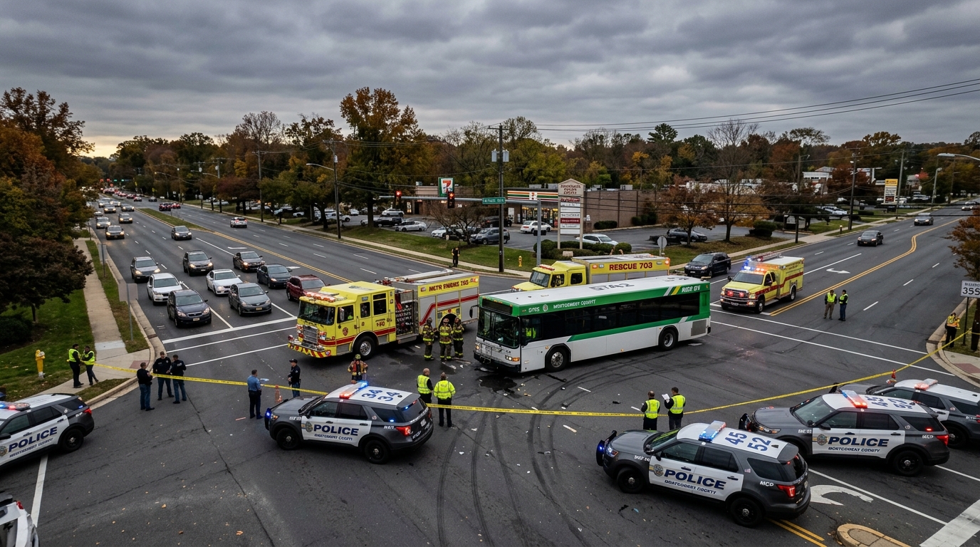 Deadly Ride On Bus Crash Prompts Investigation in Montgomery County