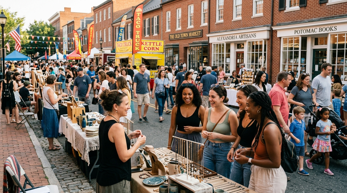 Alexandria Prepares for Spring Maker's Market and Lively Block Party This Weekend
