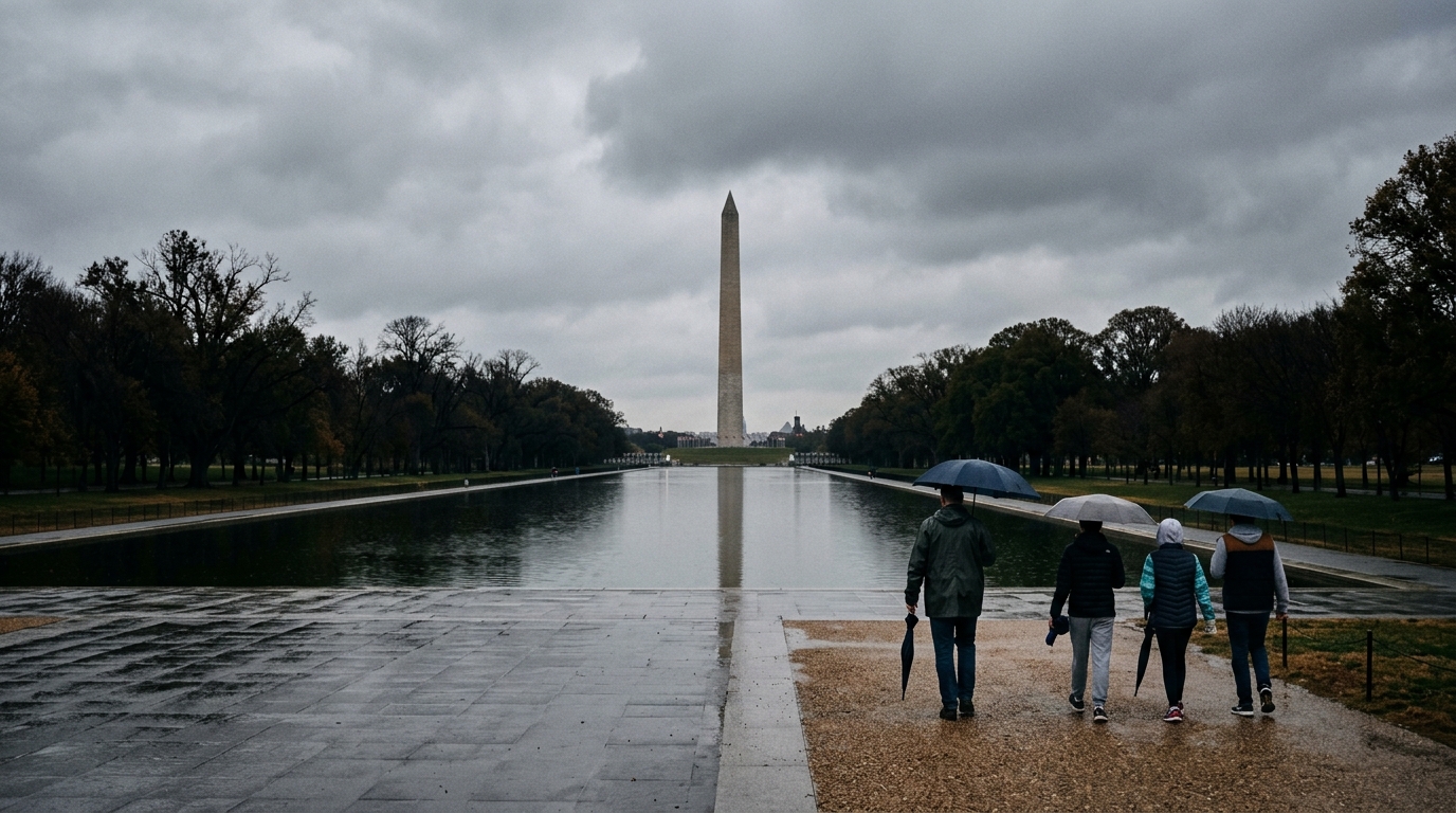 Cloudy Saturday with Evening Showers Expected Across DC