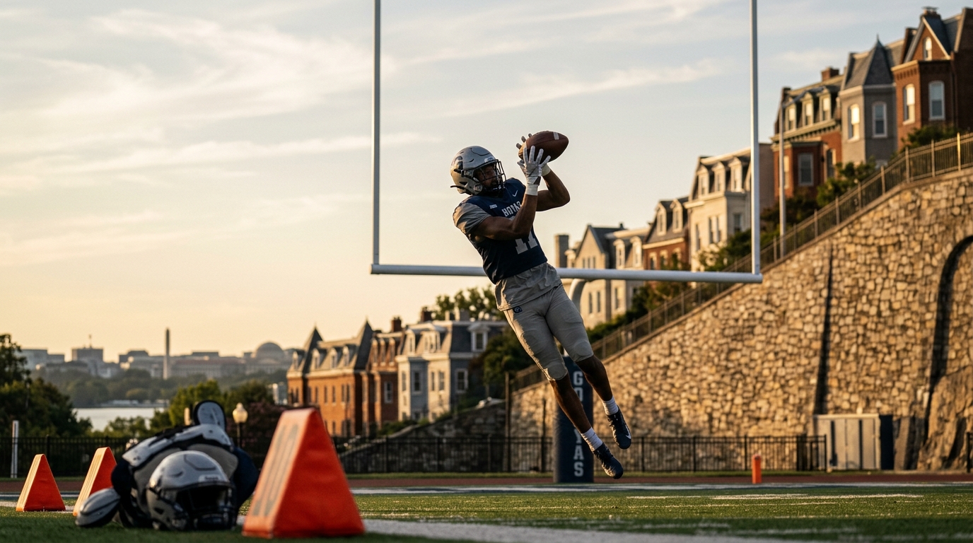 DC's College Gridiron Hope: Hoyas and Bison Gear Up for FCS Season