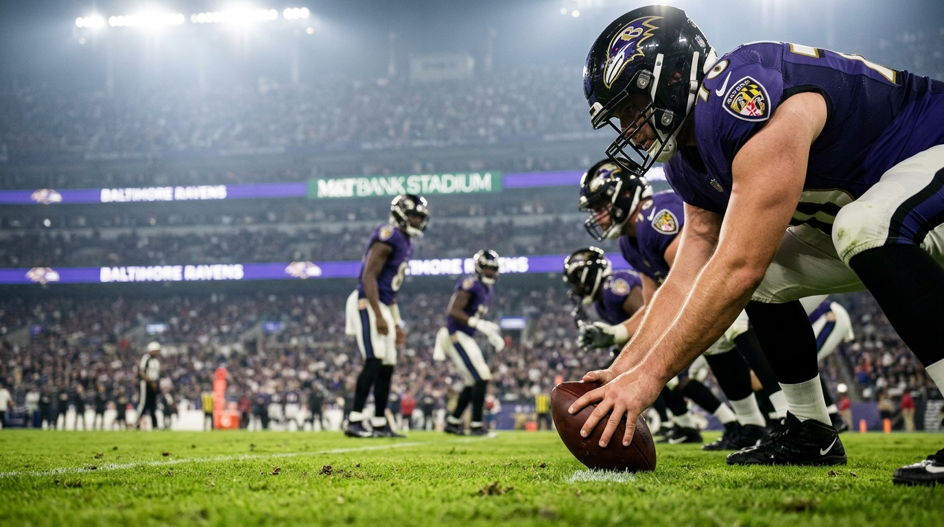 Ravens Grapple with Offensive Line Crisis as Three Centers Sidelined