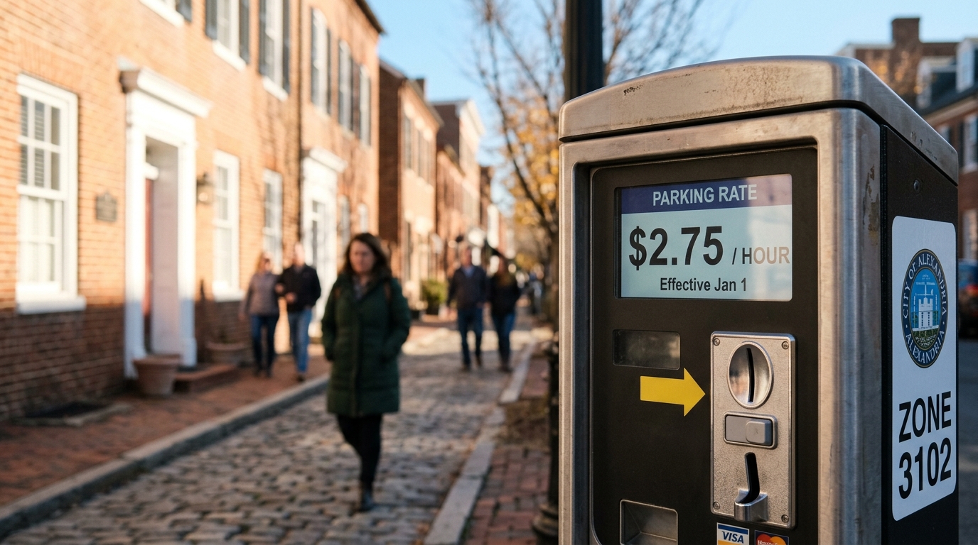 Alexandria City Council Rejects Sunday Paid Parking, Hikes Meter Rates to Offset Budget Shortfall