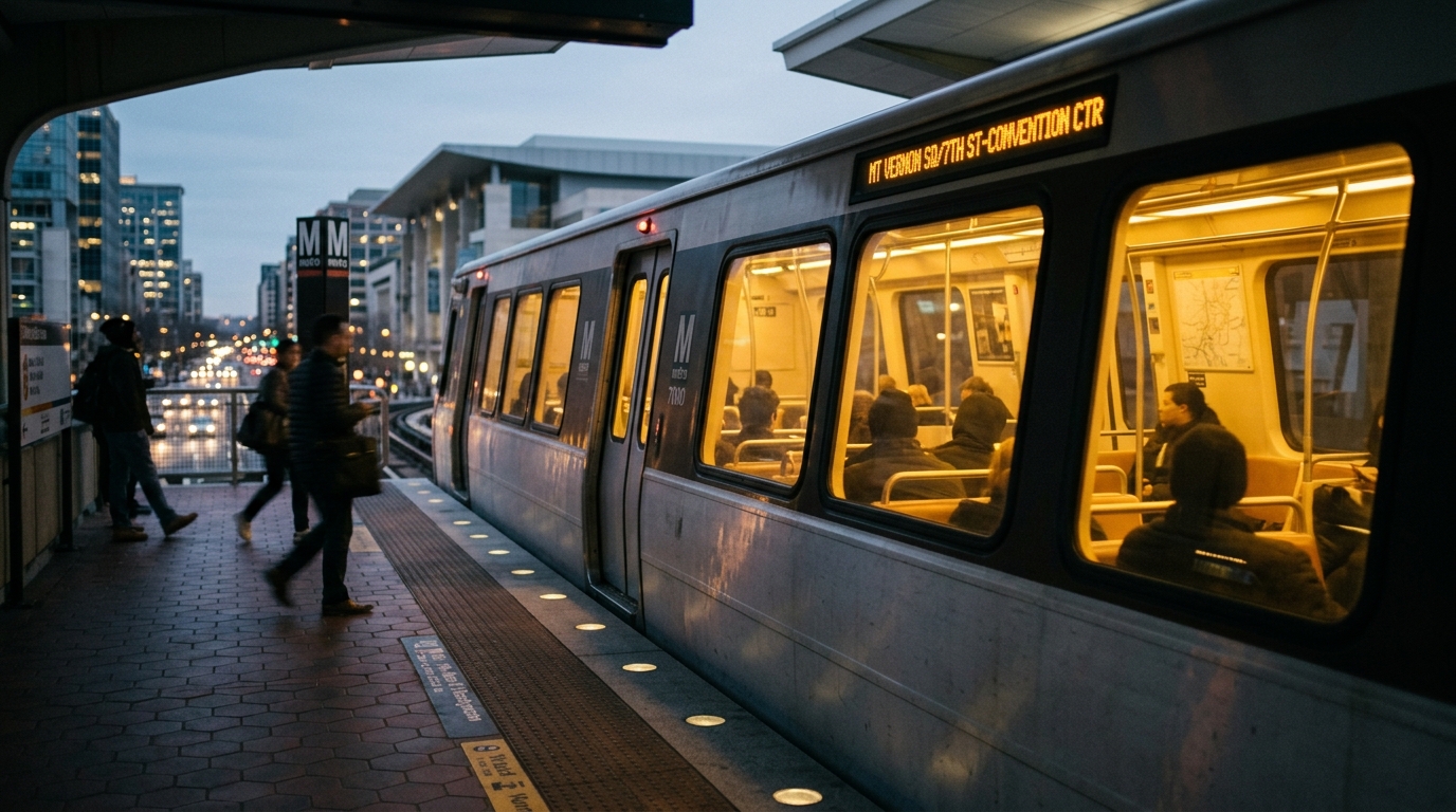 9th Street NW Cycle Track Disrupted for Military Convention, Cyclists Left in the Lurch