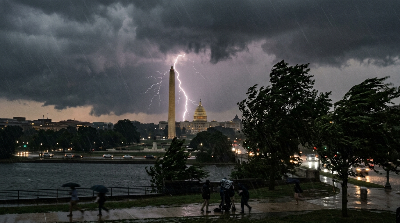 Strong Storms and Chilly Air Sweep into DMV: What Residents Need to Know