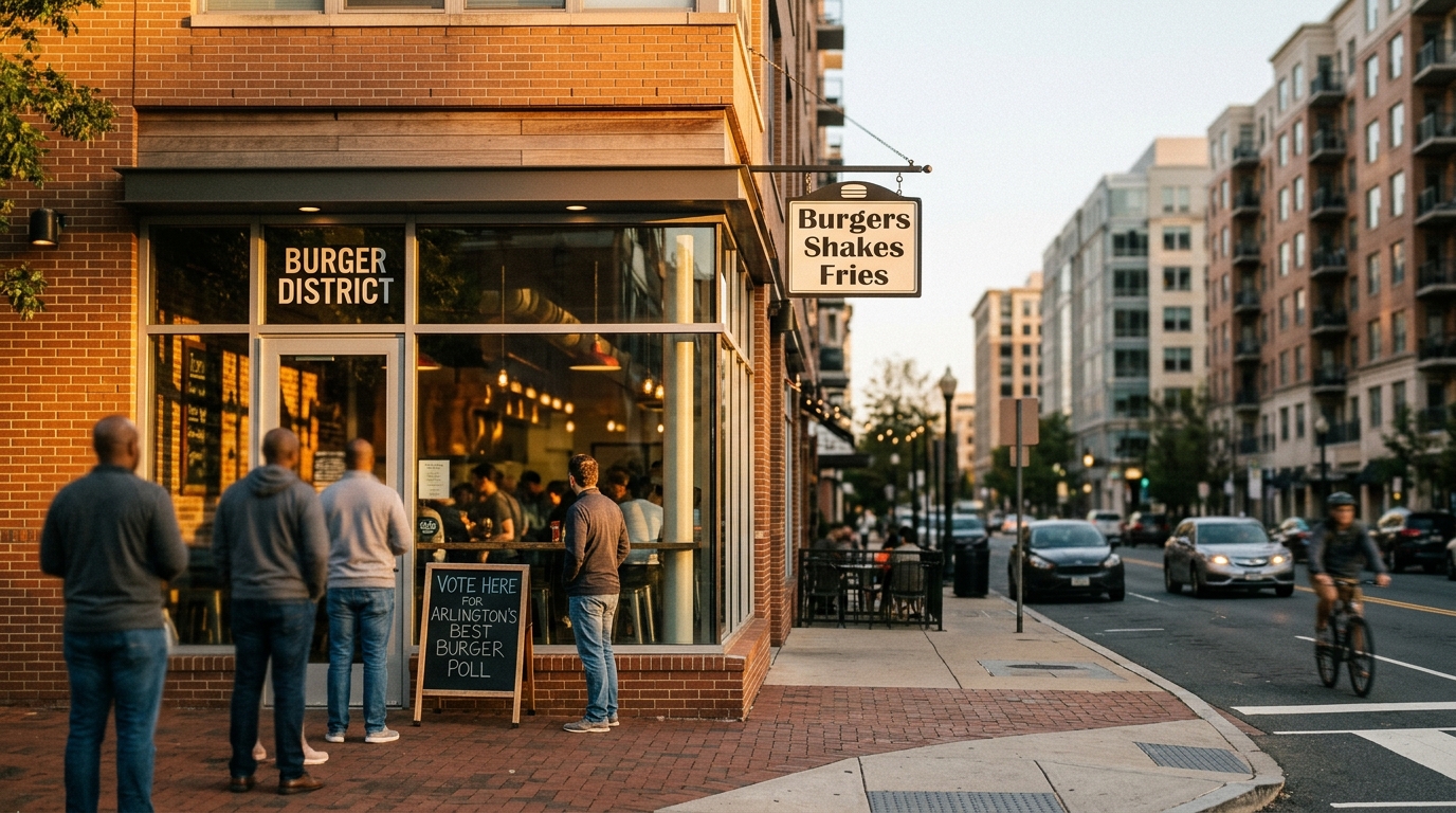 Arlington Residents Asked to Crown County's Best Burger Spot