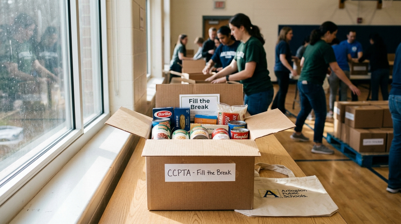 Arlington's CCPTA Launches "Fill the Break" Fundraiser to Combat Food Insecurity