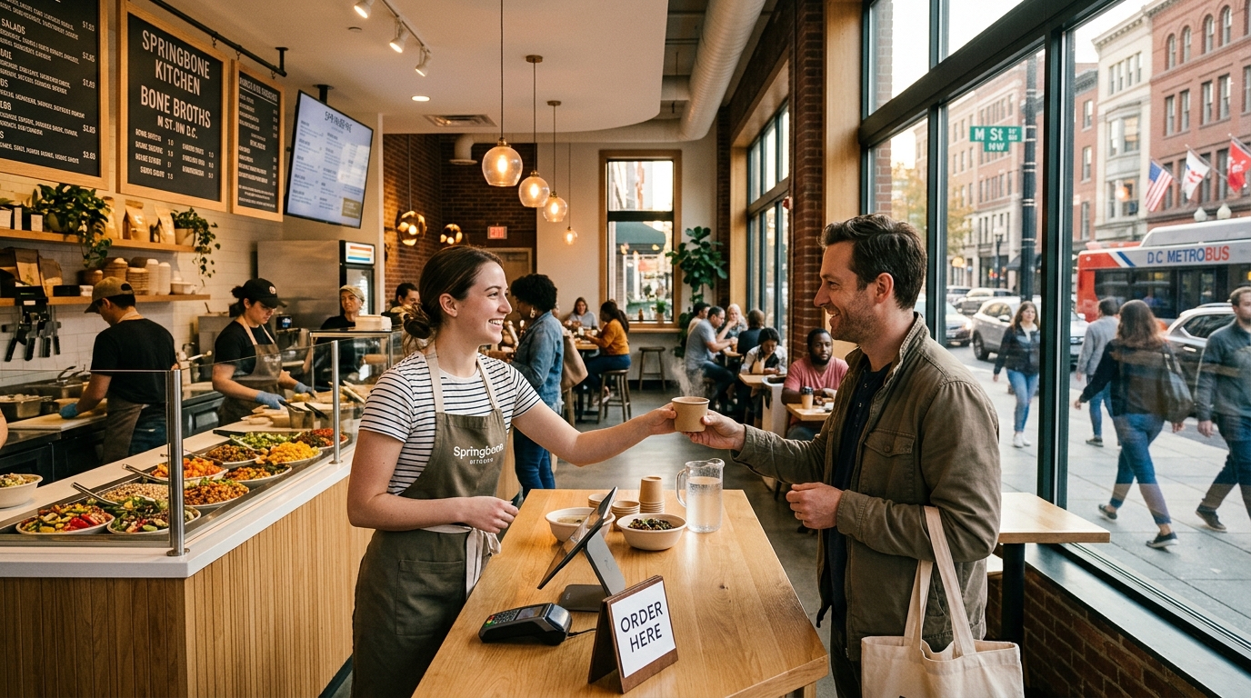 Springbone Kitchen Brings "Nutrient Dense" Cuisine to Downtown D.C.'s M Street