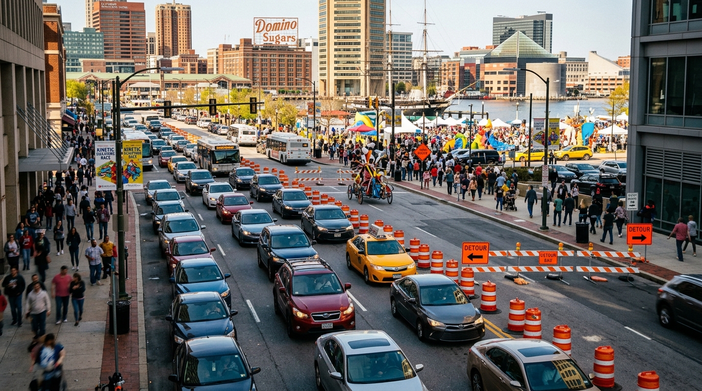 Baltimore Braces for Weekend Gridlock: Spring Festivals and Construction to Snarl City Streets