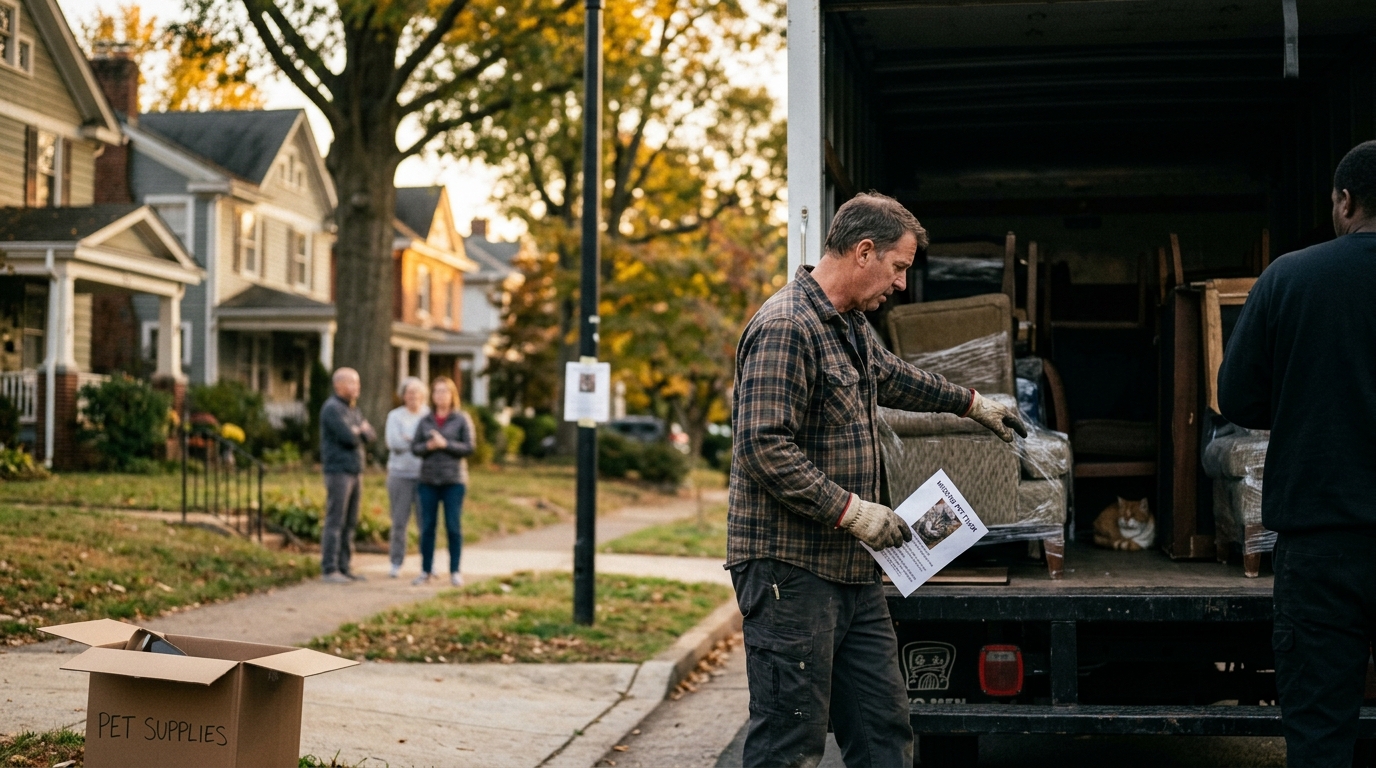 Virginia Man's Desperate Search for Cat Accidentally Moved with Old Furniture Highlights Pet Safety During Relocation