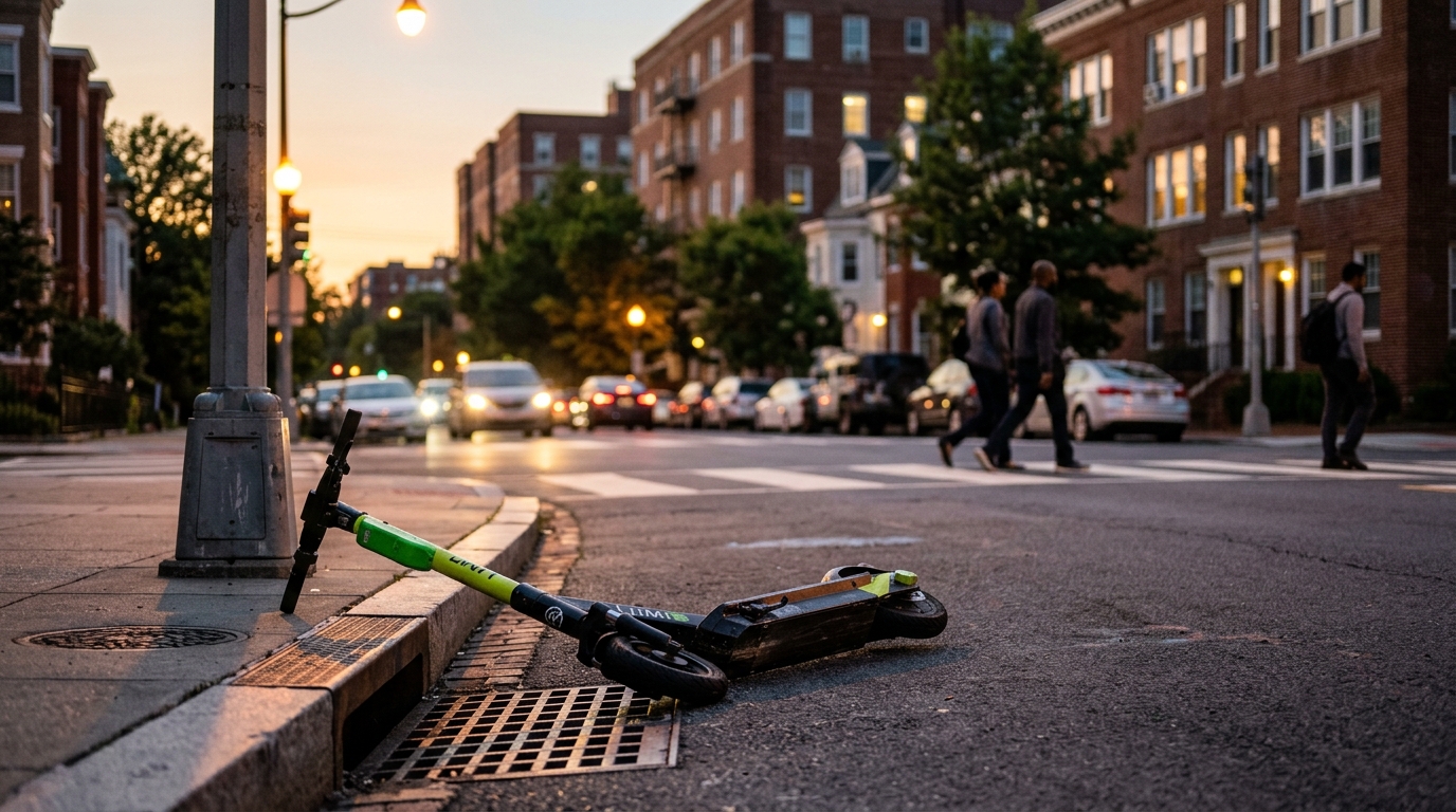 DC Residents "Stunned But Not Surprised" After Deadly E-Scooter Crash Sparks Safety Outcry