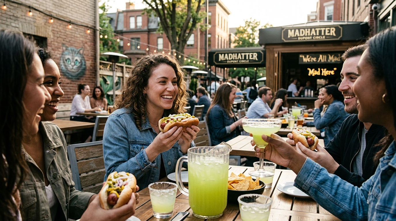Madhatter in Dupont Circle Unleashes $2 Hot Dogs and $20 Margarita Pitchers