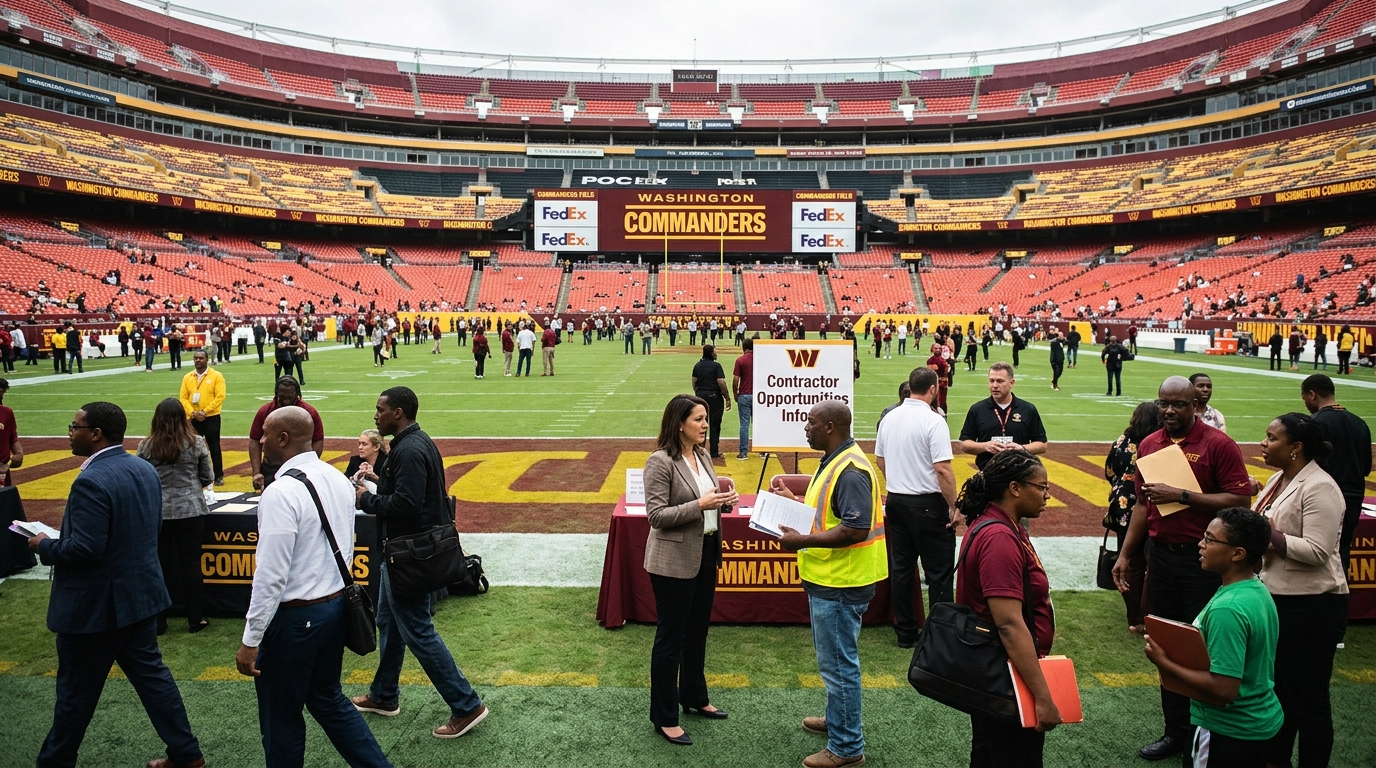 Commanders Host Landmark Contractor Fair at FedExField, Eyeing Future Stadium Opportunities