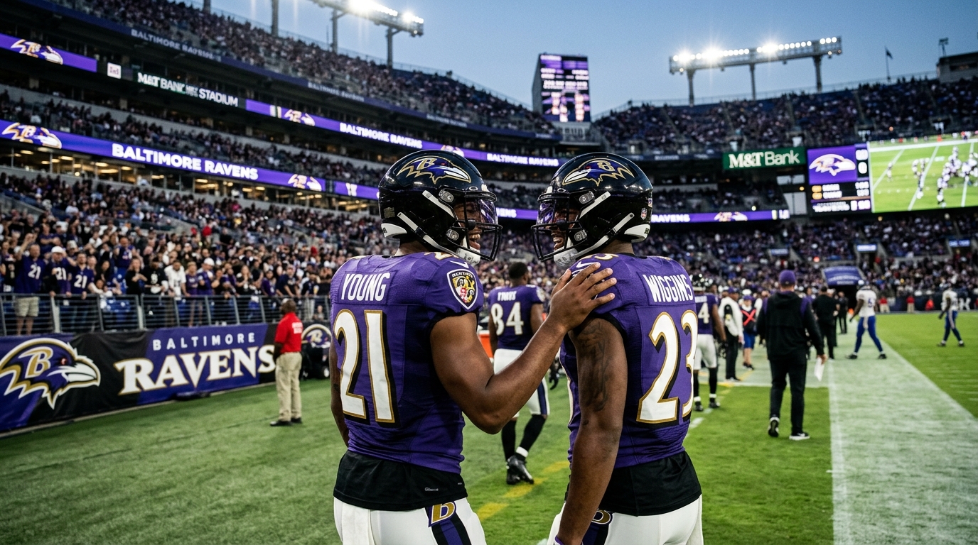 Childhood Friends Zion Young and Nate Wiggins Rekindle Defensive Chemistry for Baltimore Ravens