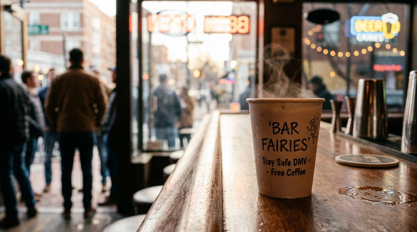 Bar Fairies Bring Free Coffee to Combat Drunk Driving in the DMV