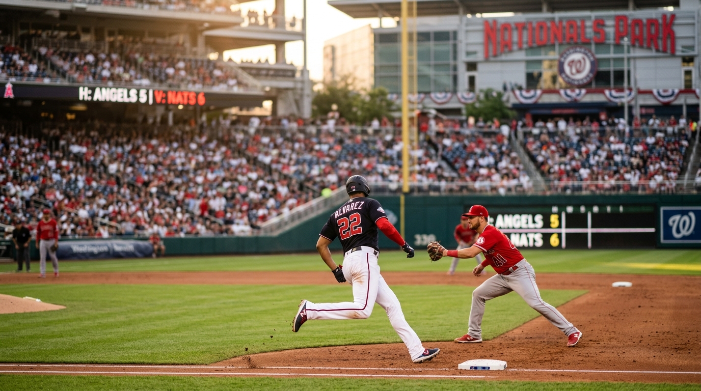 Nats Clinch Nail-Biting 6-5 Victory Over Angels Despite Bullpen Struggles