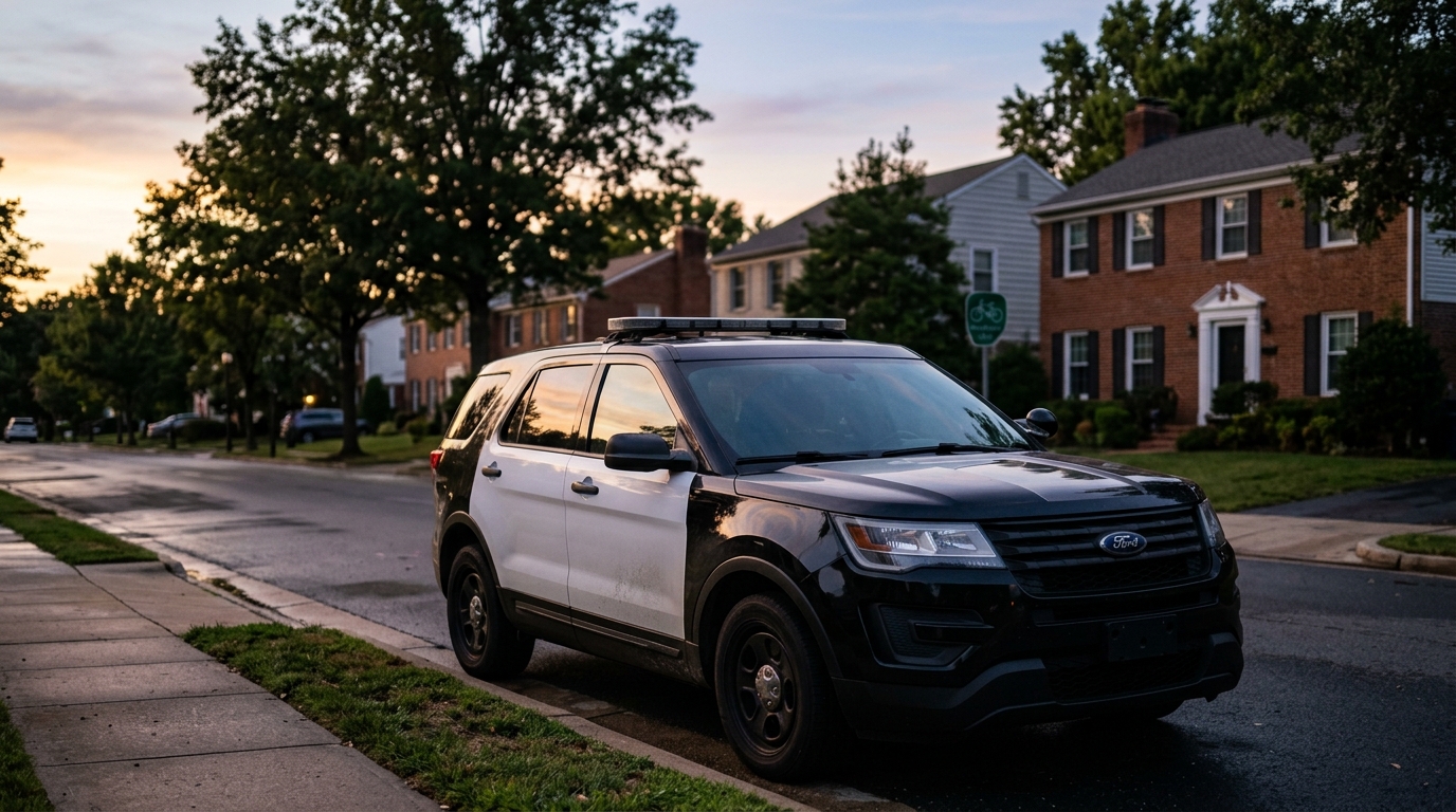 Virginia Parking Lot Transforms for Police Motorcycle Rodeo Showcase