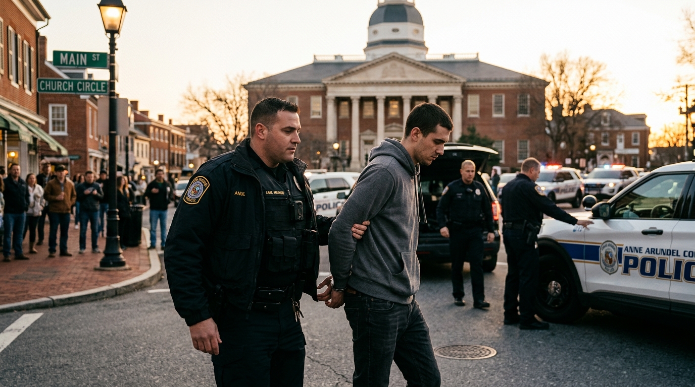 Arrests Made in Annapolis Following Illegal Car Rally and Police Cruiser Damage