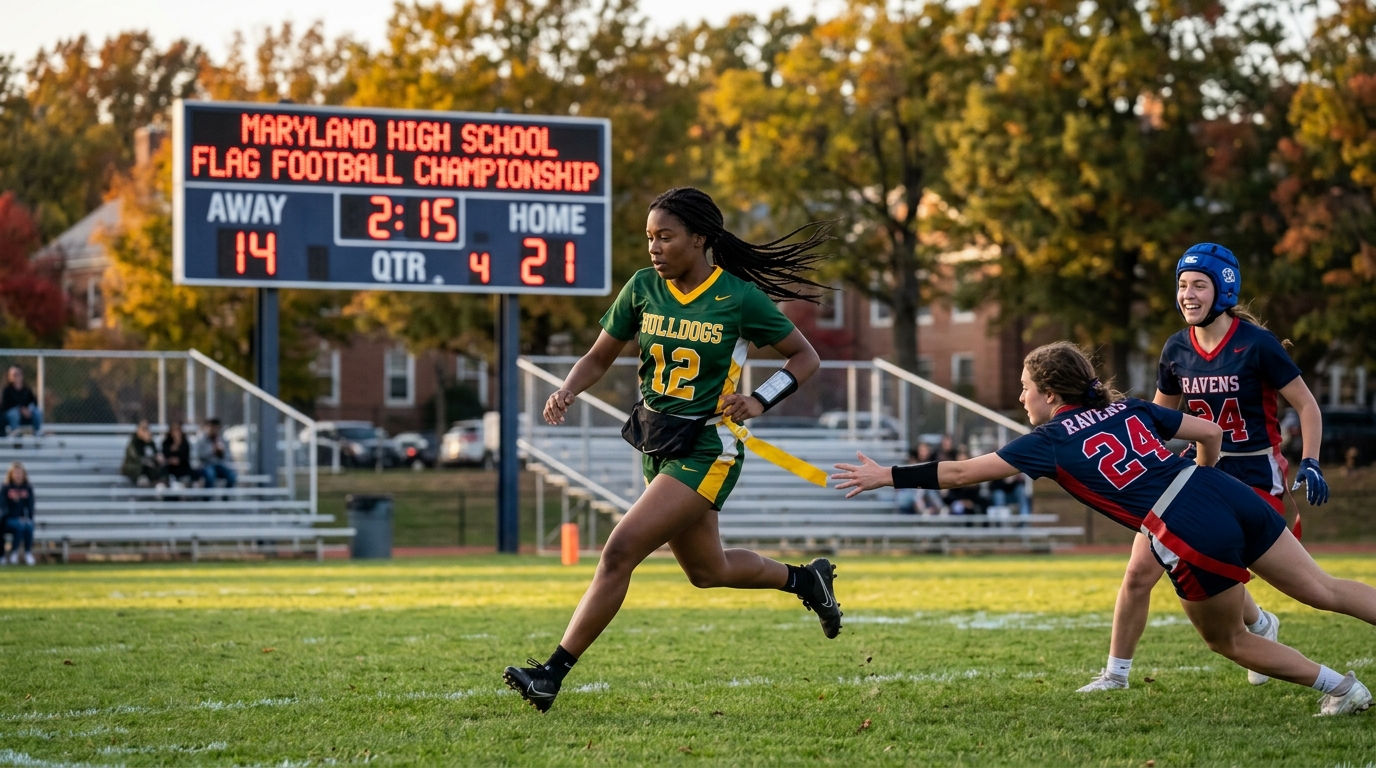 Maryland High Schools Welcome Girls Flag Football as Championship Sport