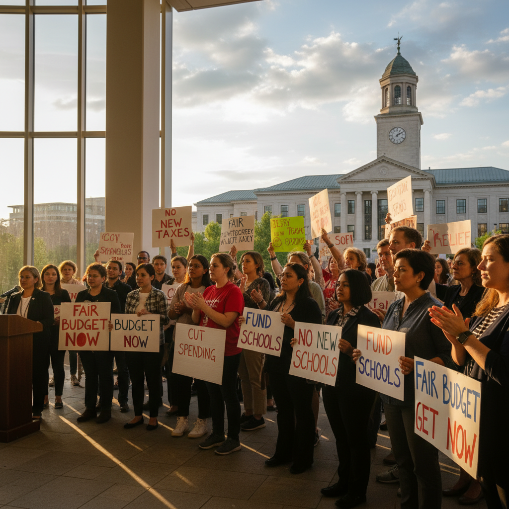 Competing Tax Plans Spark Intense Debate in Montgomery County