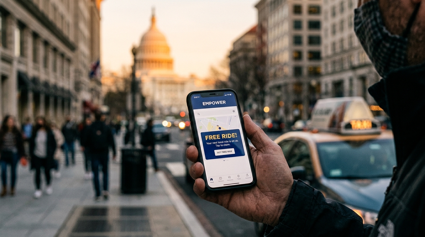 D.C. Ride-Hailing App Empower Fights City Ban with Free Rides and Political Pressure
