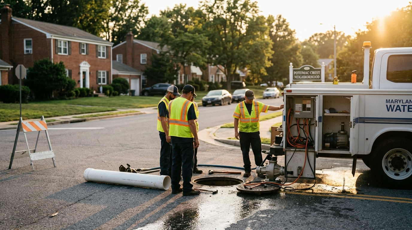 Power Problem Worsens Water Issues Across Maryland, Details Scarce