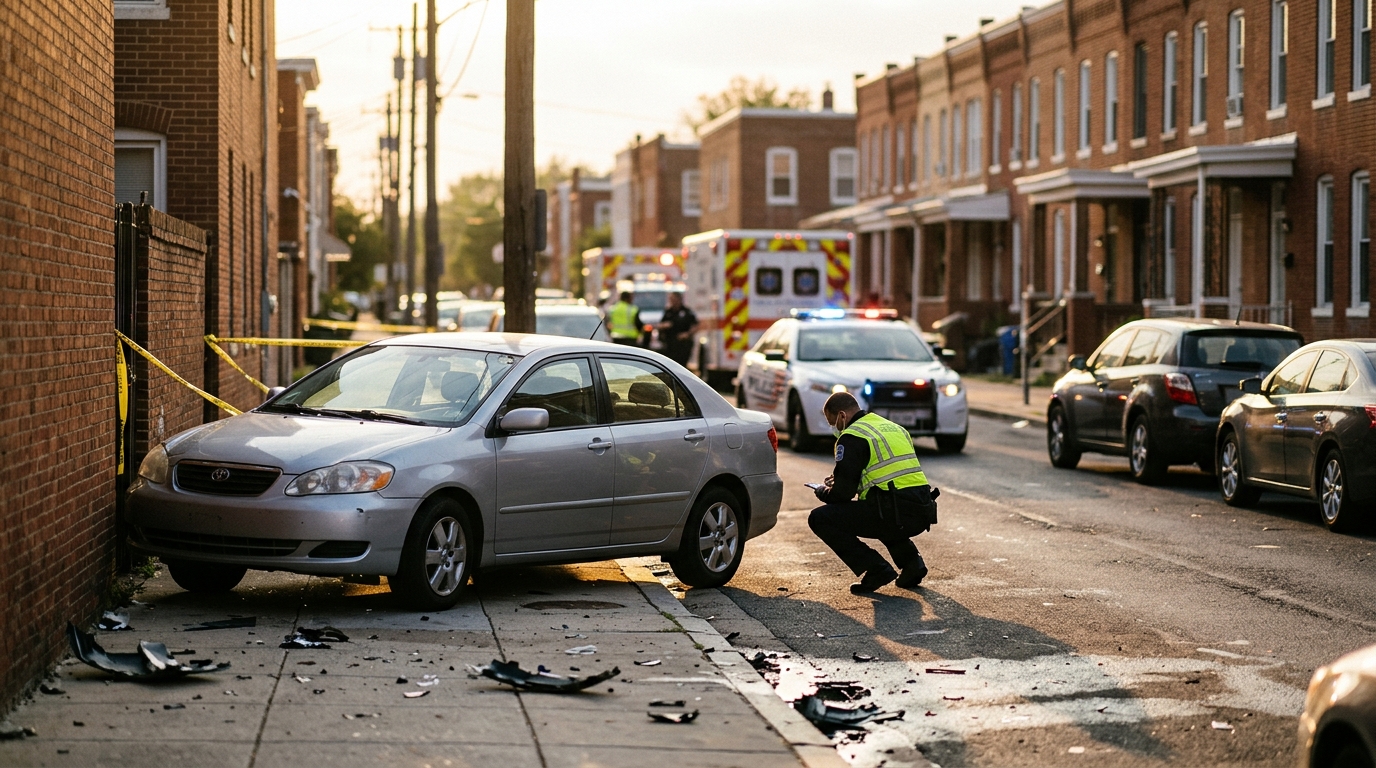 Late-Night Fort Totten Crash Leaves One Injured After Car Veers from Alley