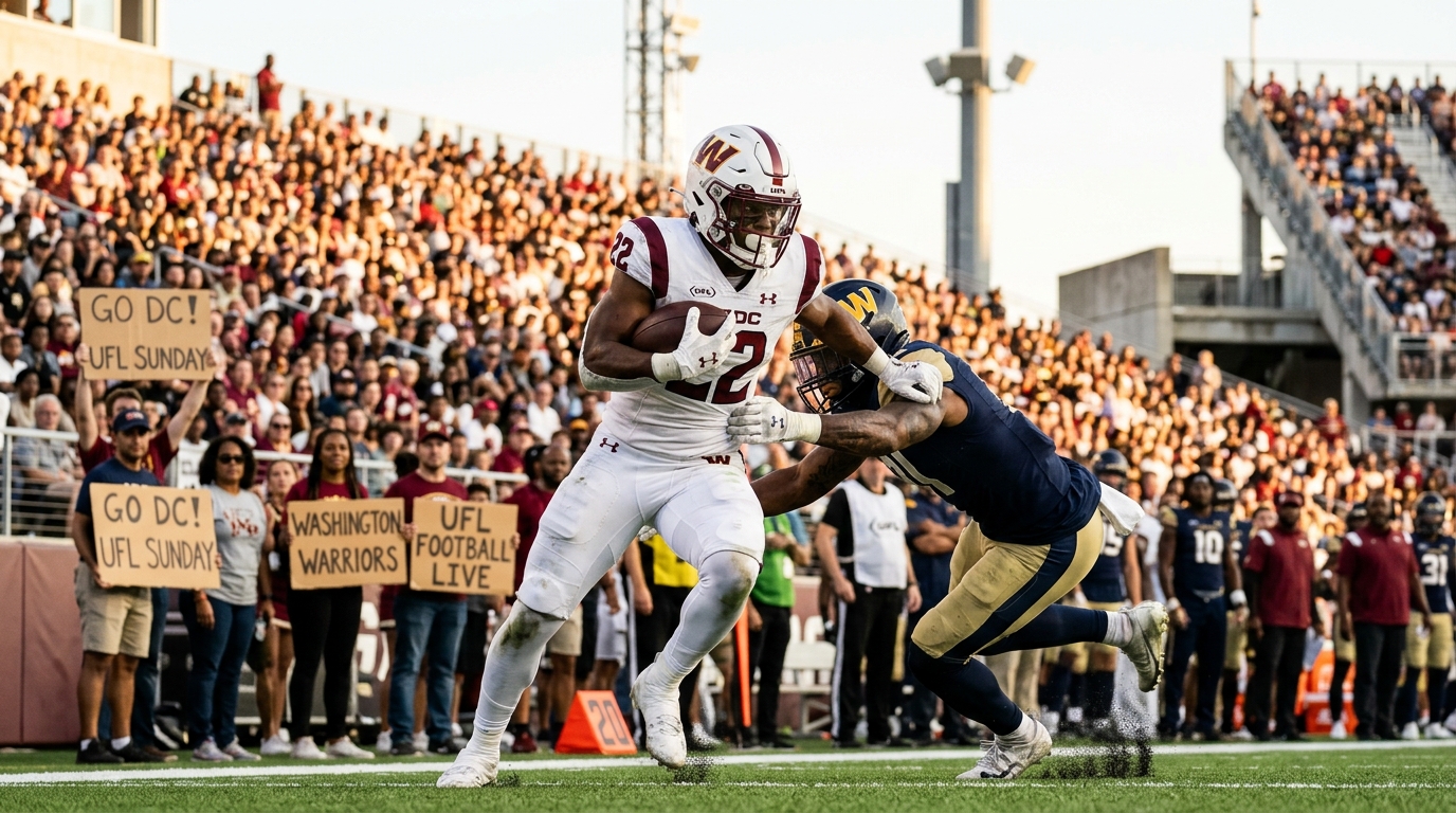 DC's UFL Team Holds Strong Second Place, Faces Crucial Road Trip for Playoff Hopes