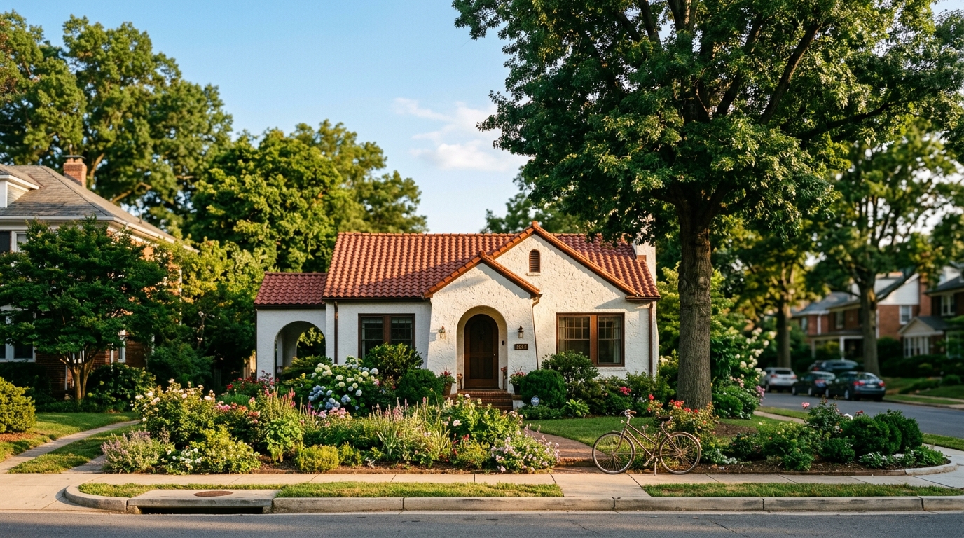 Historic 1929 Spanish Bungalow Hits Market in Arlington's Lyon Village