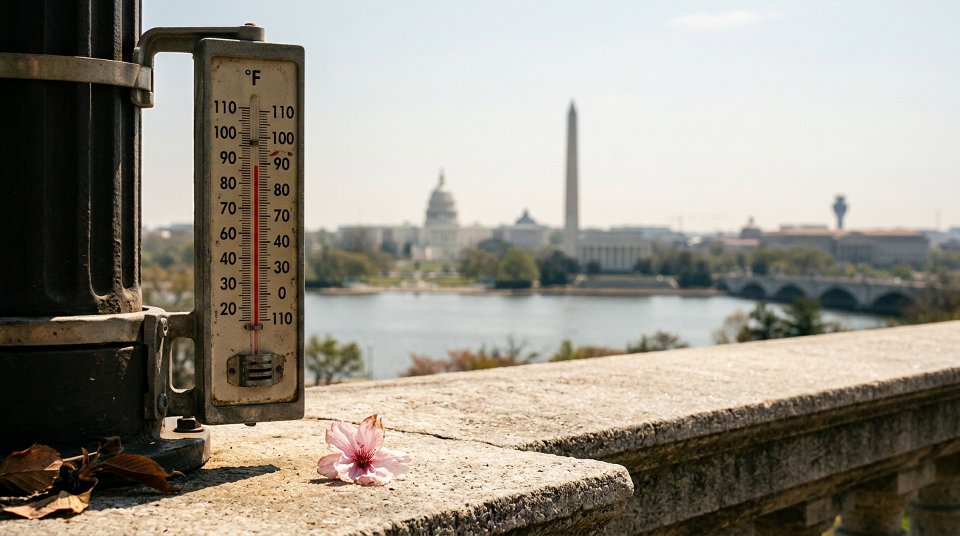 April 15th Scorcher: Washington D.C. and Dulles Break Heat Records as Early Summer Grips DMV