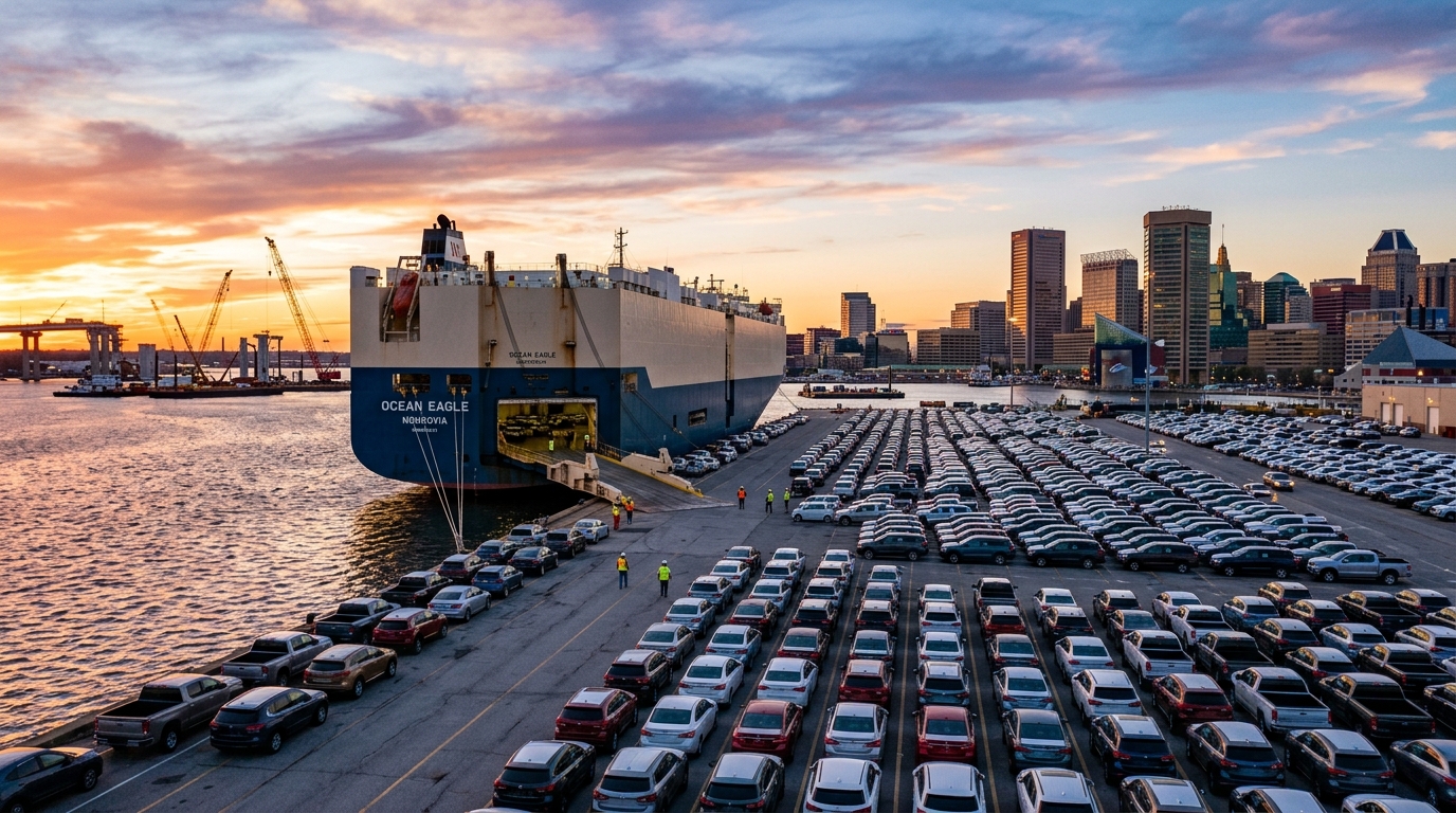 Port of Baltimore Saw "Banner Year" in 2025 Driven by Auto Shipments, Despite Tariffs and Key Bridge Aftermath