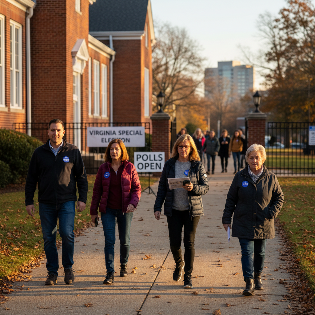 Virginia Voters Head to Polls for Special Redistricting Election, Shaping Future Congressional Landscape