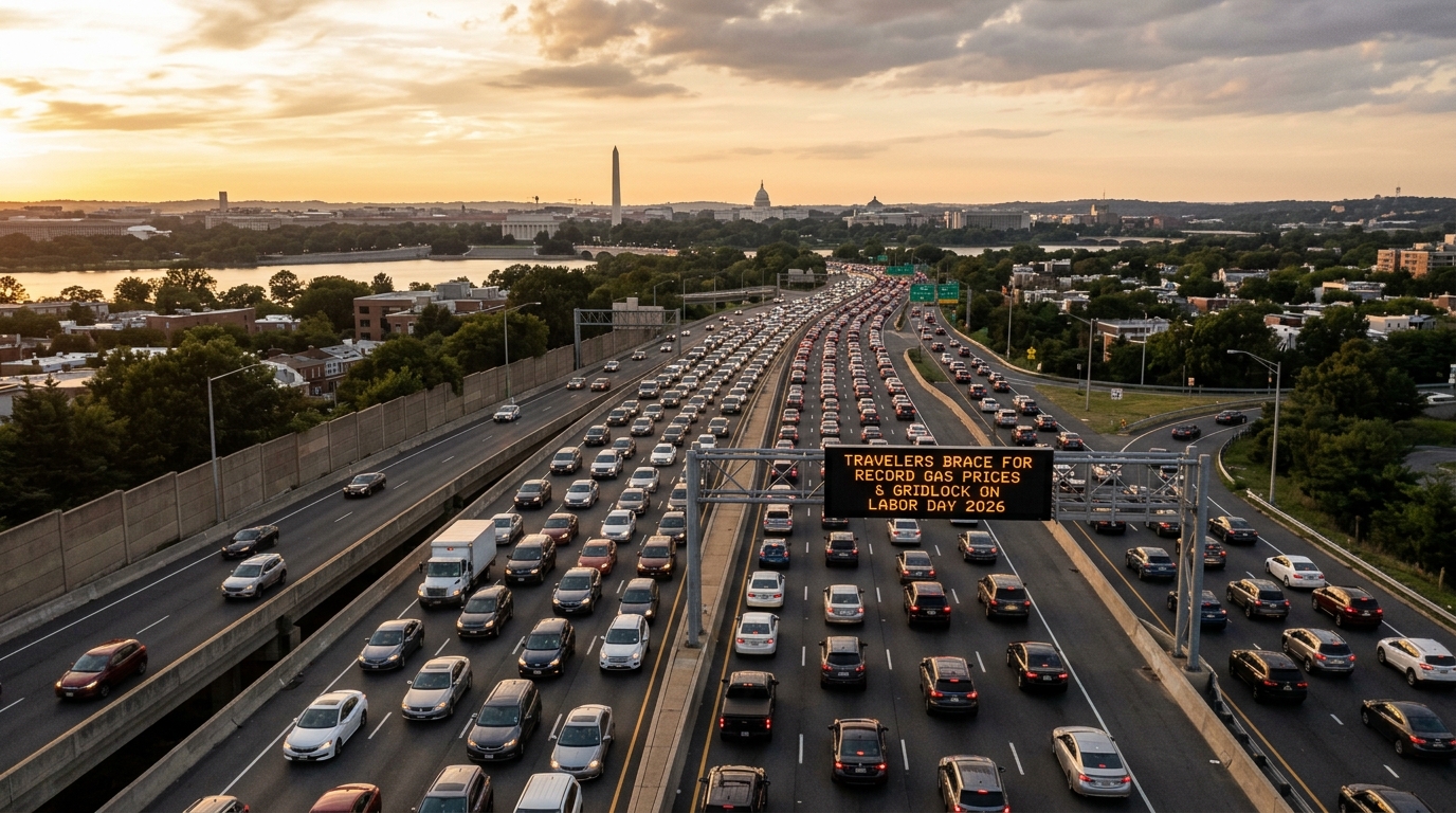 DMV Travelers Brace for Record Gas Prices, Gridlock on Labor Day 2026