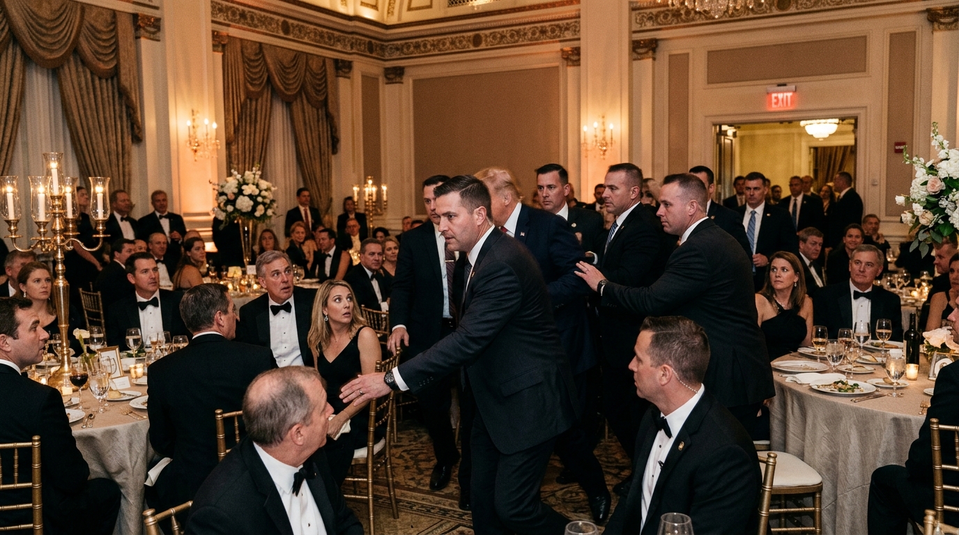President Evacuated from Correspondents Dinner in Washington D.C., No Injuries Reported