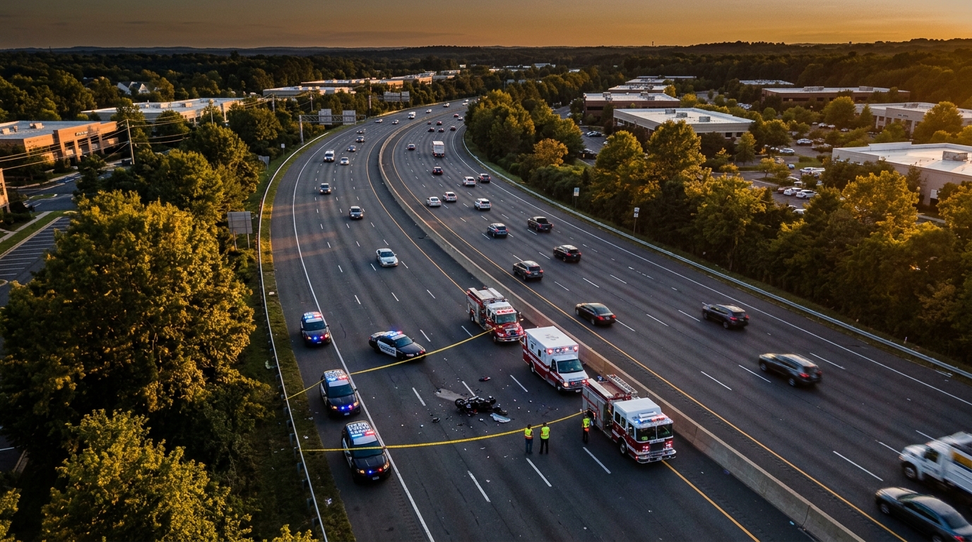 Motorcyclist Critically Injured in Lorton Crash on Richmond Highway
