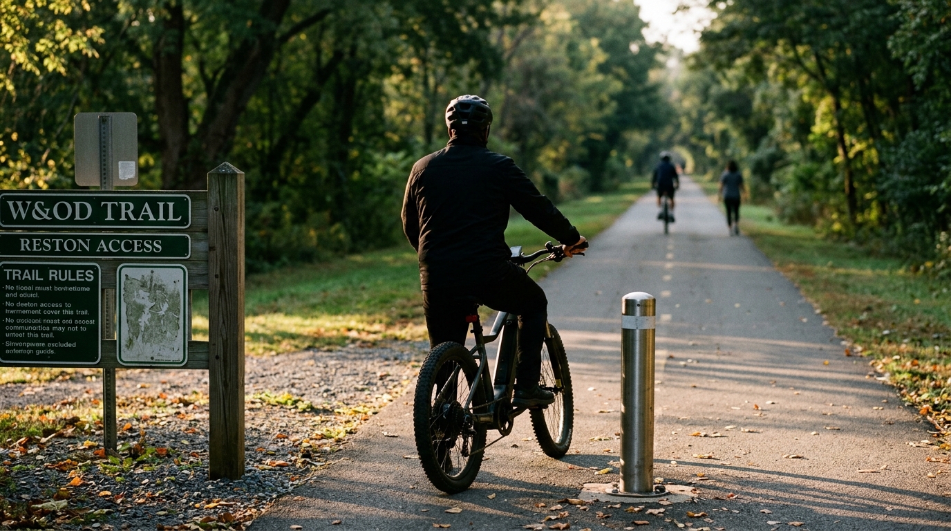 High-Speed E-Bikes Spark Safety Concerns on W&OD Trail, Officials Say They Don't Belong