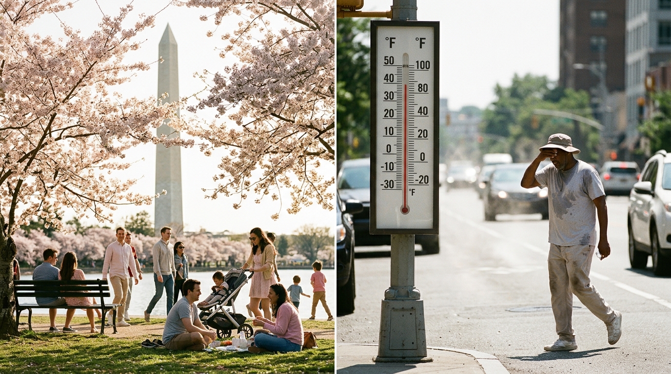 DMV Braces for Significant Temperature Shift: 70s This Weekend, 90s Next Week