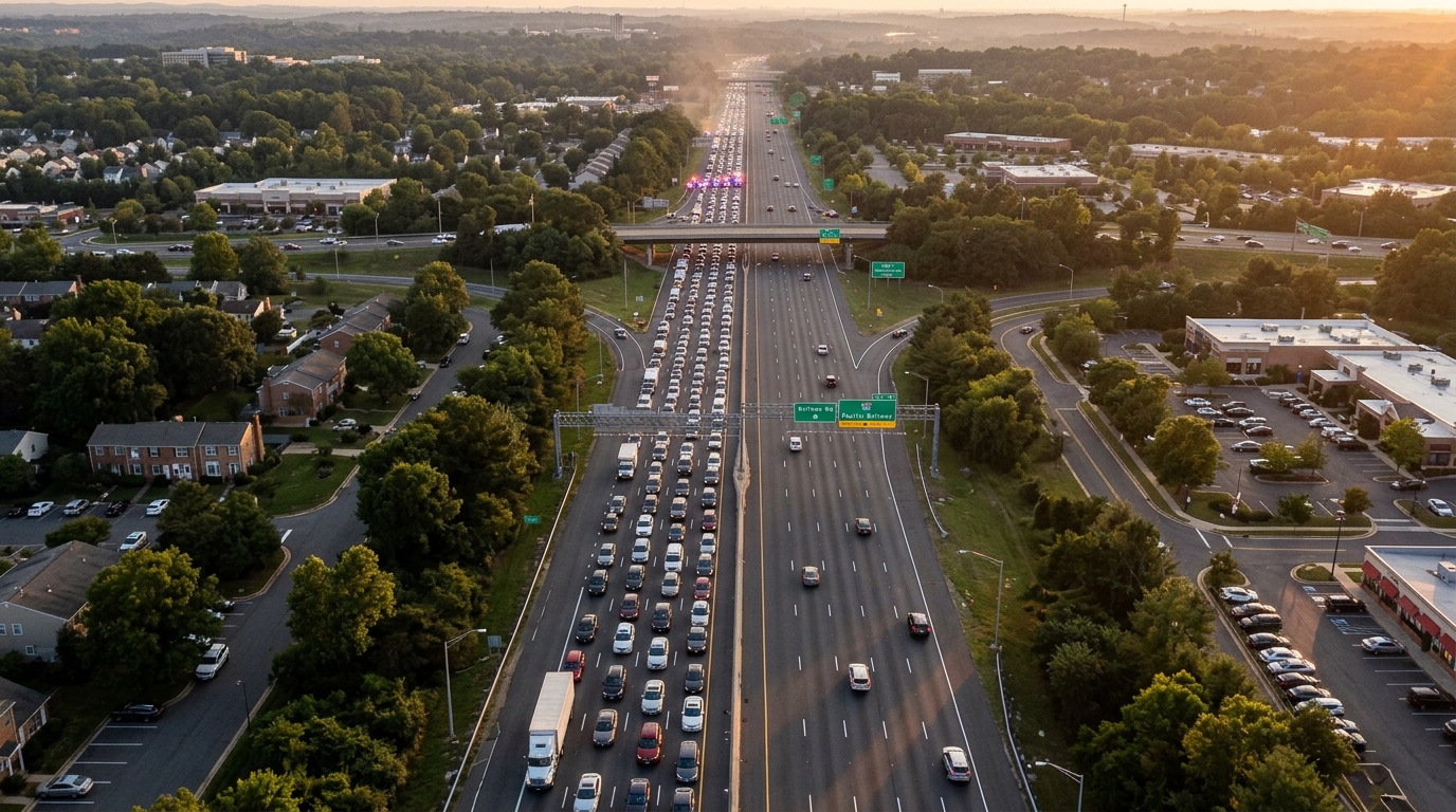 Fatal Crash on I-66 Near Gallows Road Shuts Down Major Fairfax County Commuter Route
