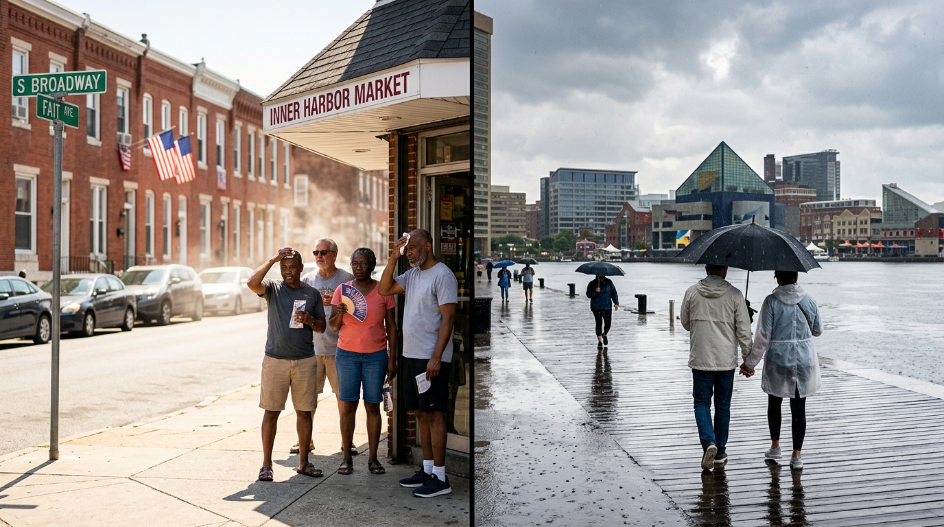 Baltimore Braces for Extreme Heat Before Rainy Memorial Day Weekend