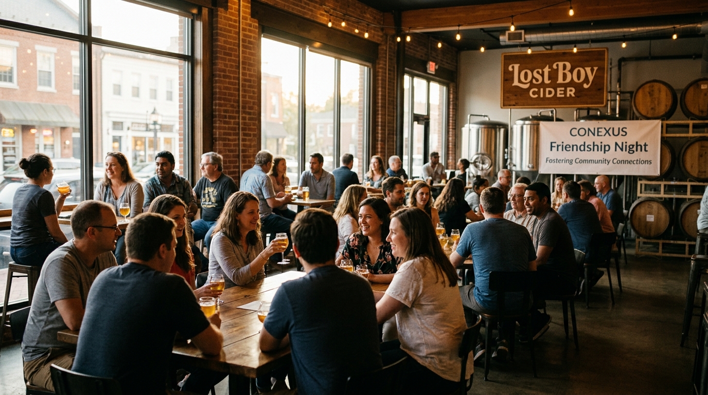 Lost Boy Cider and CONEXUS Host Friendship Night in Alexandria