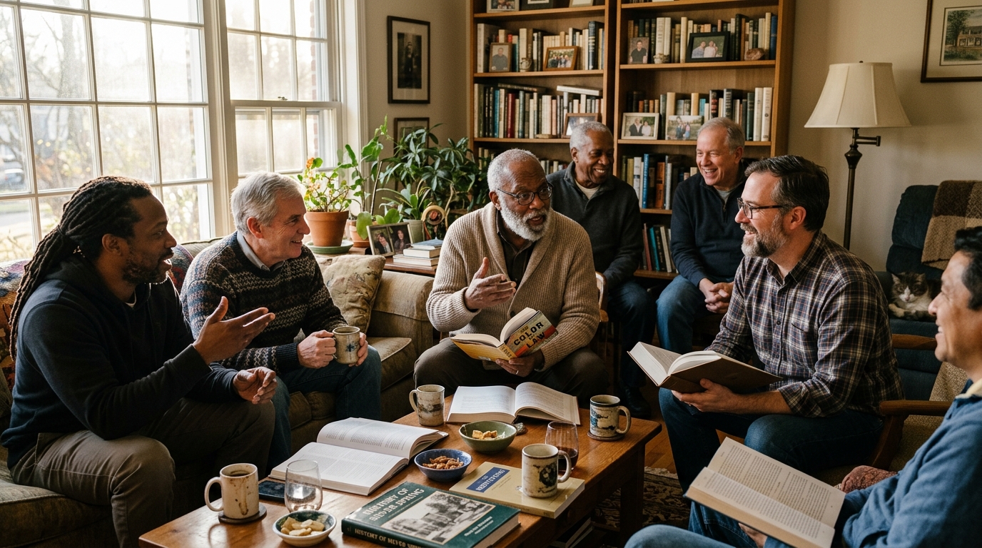 Silver Spring All-Male Book Club Celebrates Three Decades of Shared Reading and Community Bonds