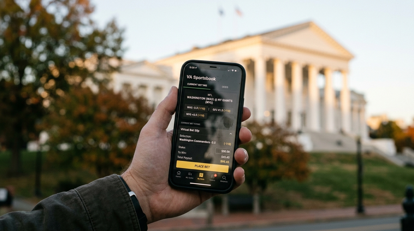 Virginia's Sports Betting Handle Sees Year-Over-Year Drop in March